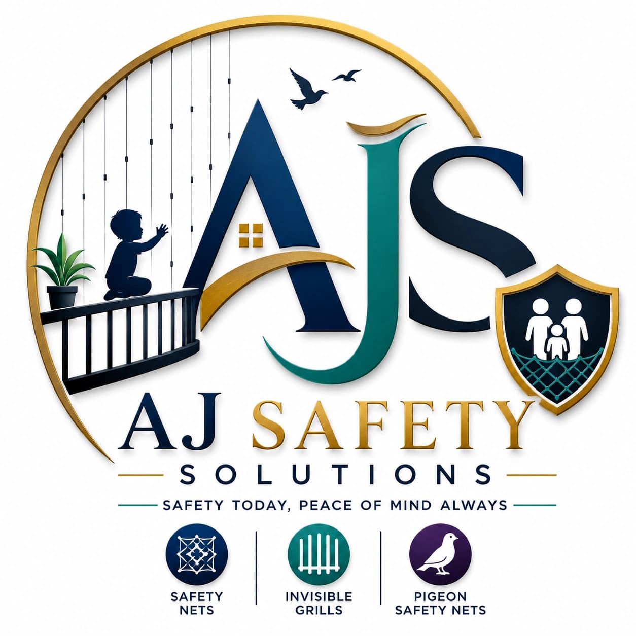 AJ Safety Net Solutions Logo